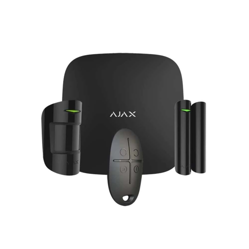 Ajax HubKit Plus-B Sirenli Kablosuz Alarm Seti - Siyah