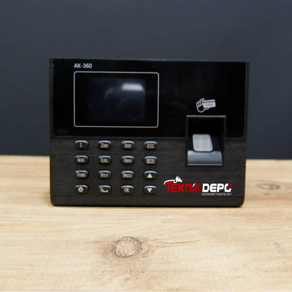 GN AK 360 Parmak İzi Okuyucu + Personel Giriş Çıkış Takip Yazılımı