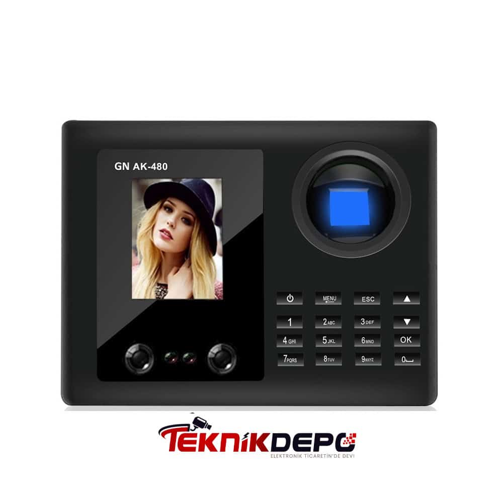 GN AK 480 Yüz Tanıma Cihazı + Giriş Çıkış Takip Yazılımı